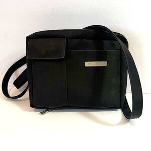 Baggallini Black Small Crossbody RFID Travel Organizer Pockets Convertible